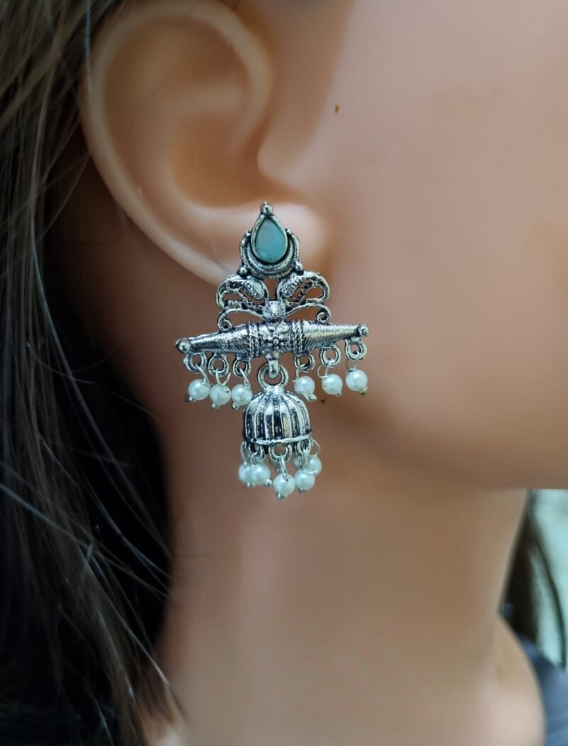 Oxidised jhumki