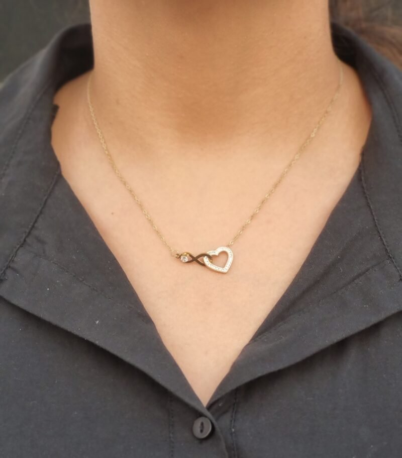 304 stainless steel love infinity neckchain - Image 3